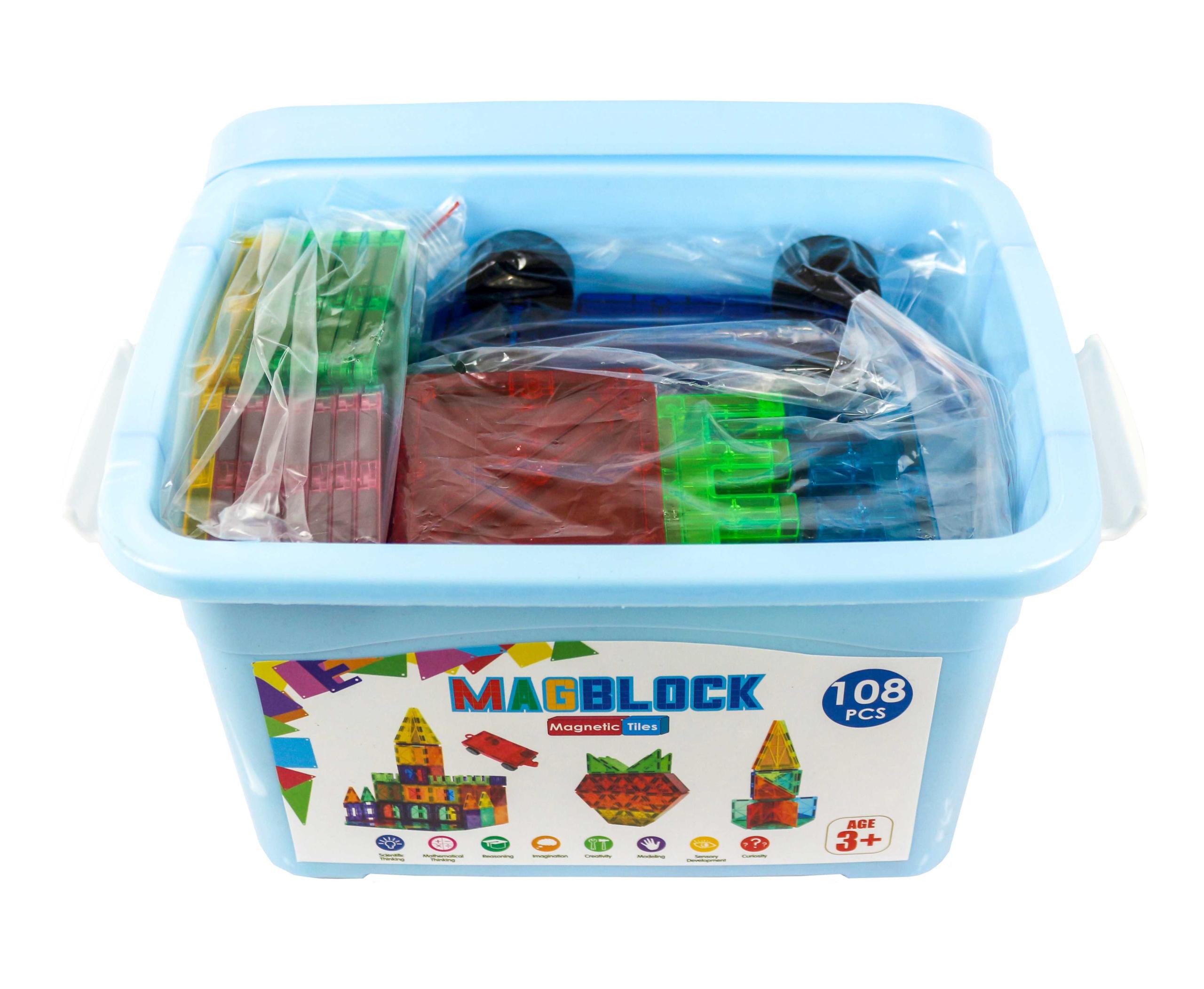 108 Parça Manyetik Yapı Blokları - Görsel 4
