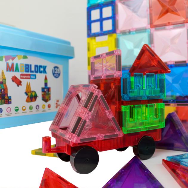 128 Parça Manyetik Yapı Blokları