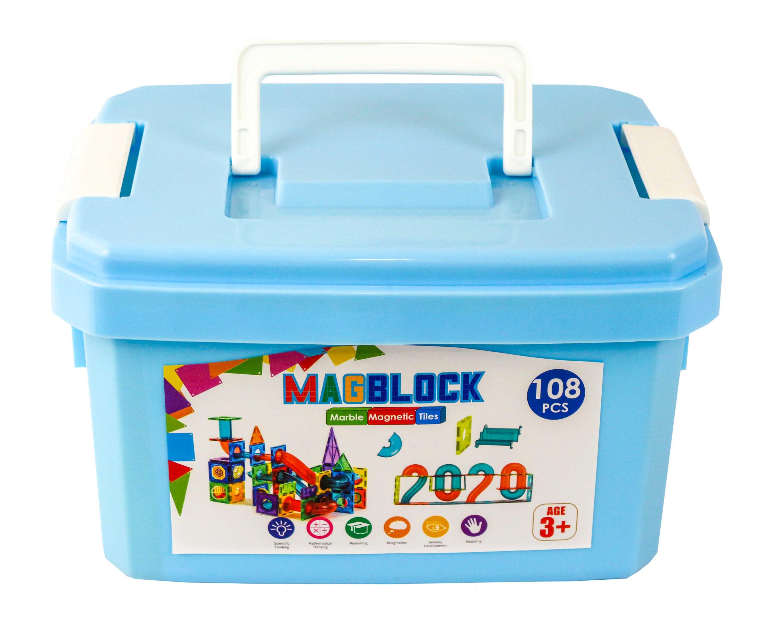 108 Parça Manyetik Yapı Blokları Ve Silindirler - Görsel 2