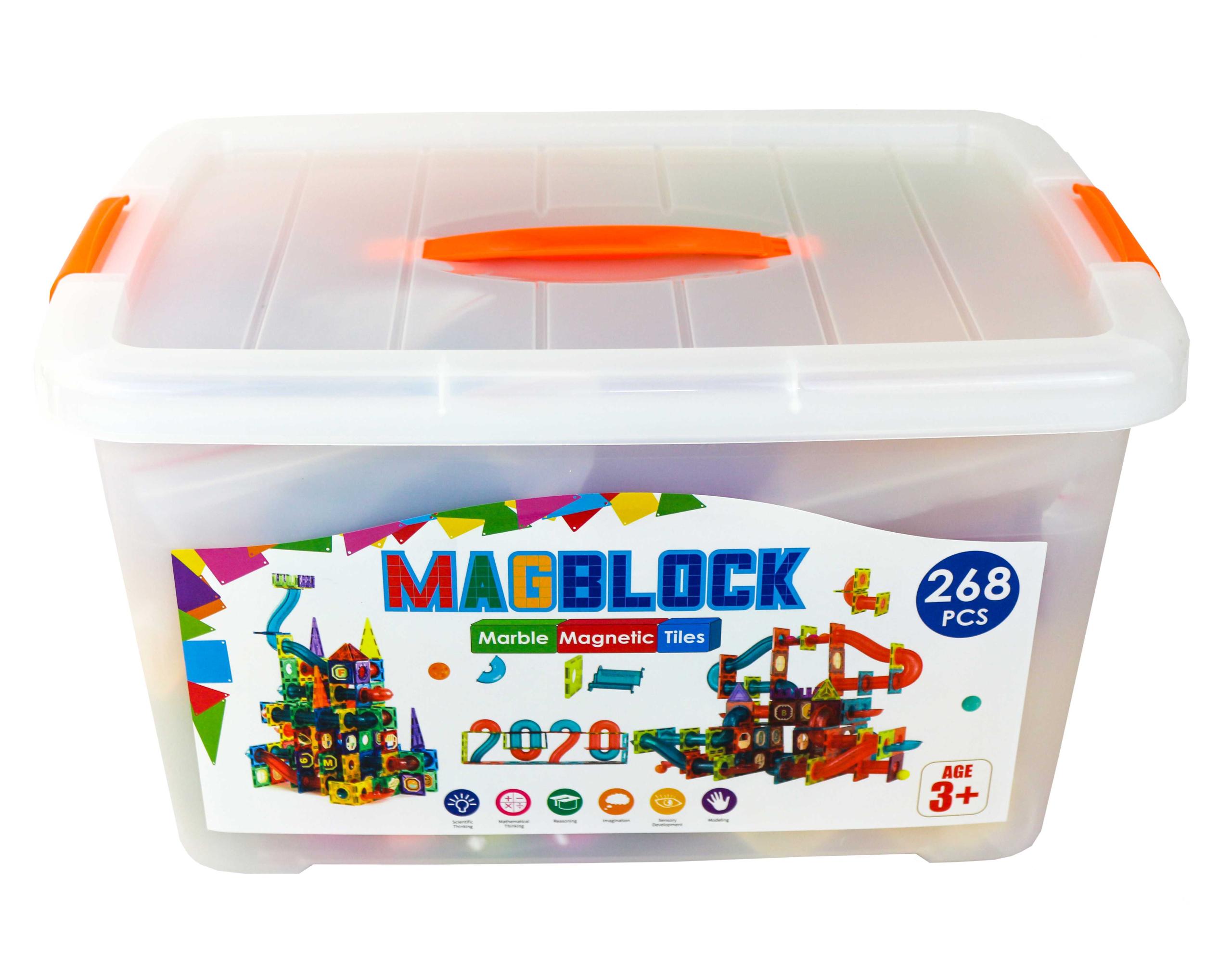 268 Parça Manyetik Yapı Blokları Ve Silindirler - Görsel 3