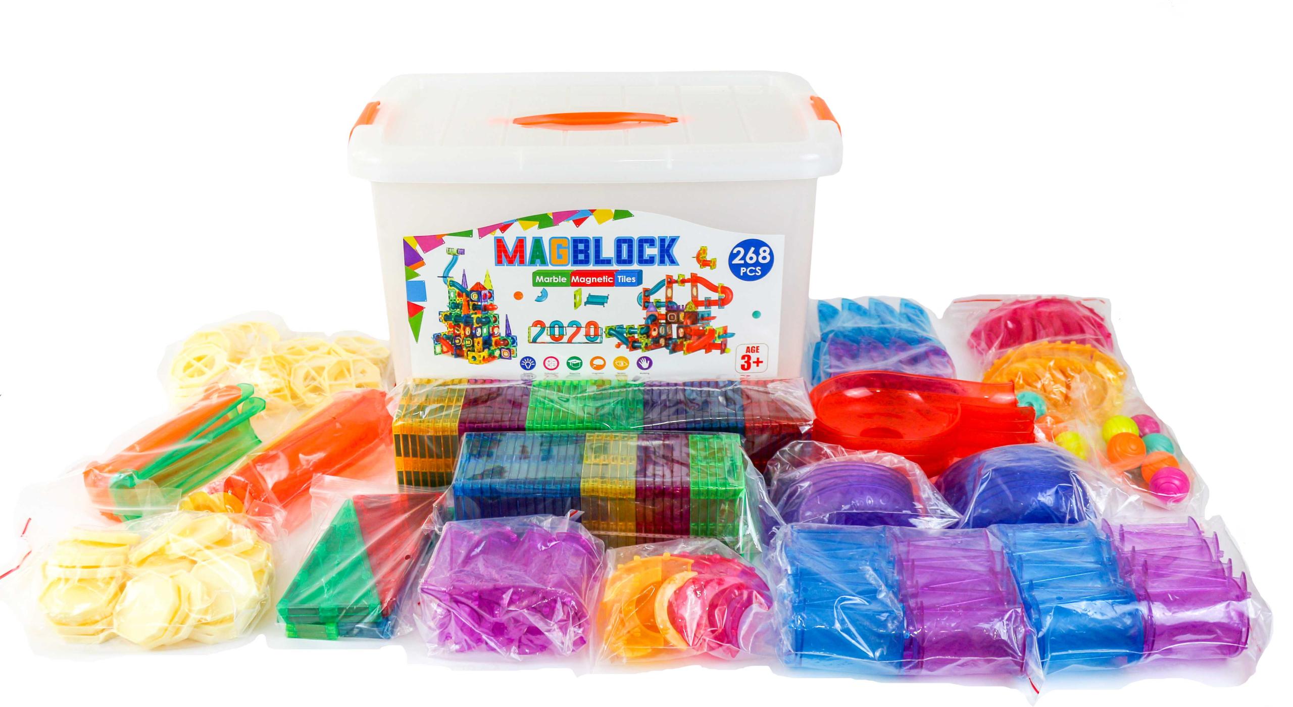 268 Parça Manyetik Yapı Blokları Ve Silindirler - Görsel 4