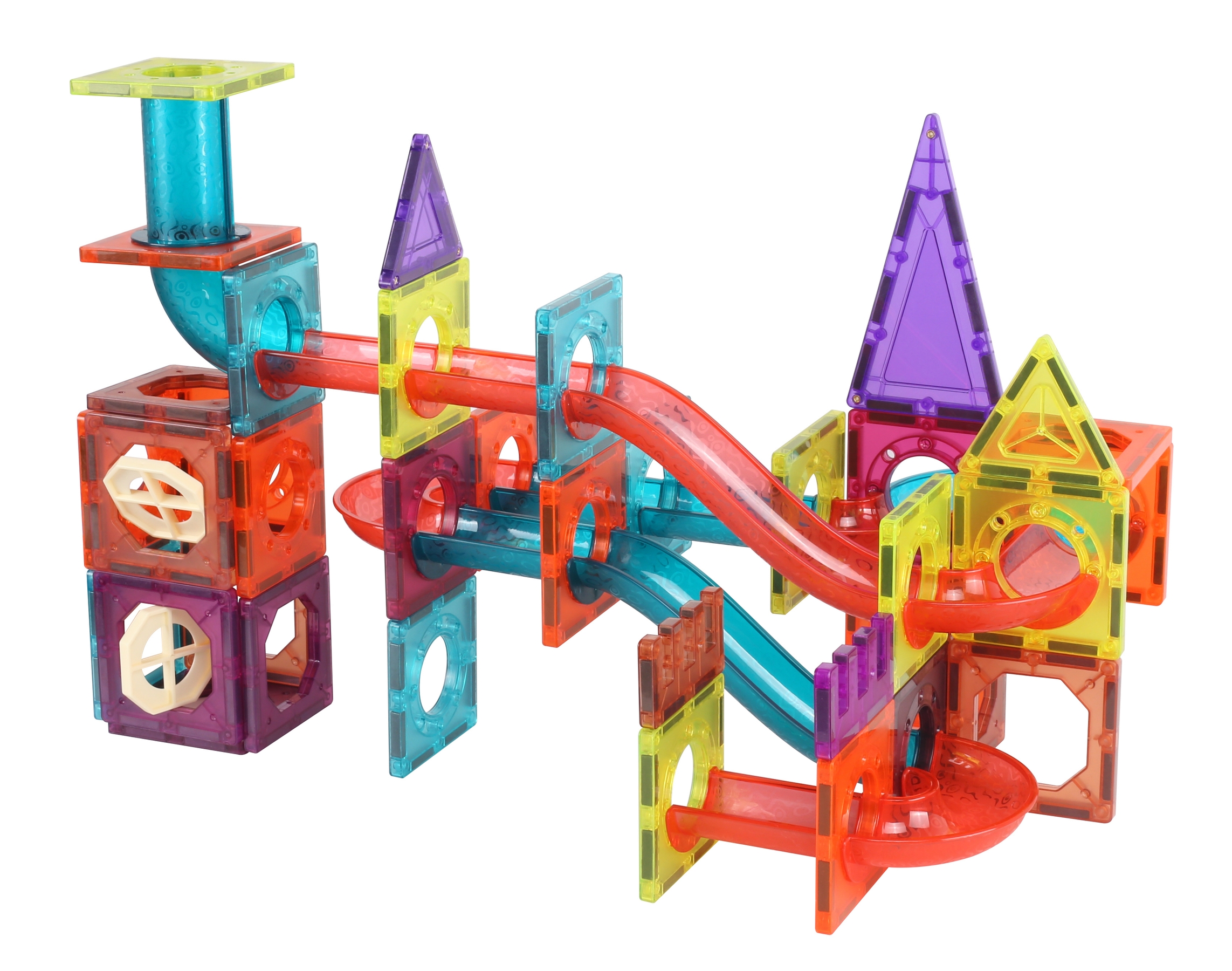 108 Parça Manyetik Yapı Blokları Ve Silindirler - Görsel 6