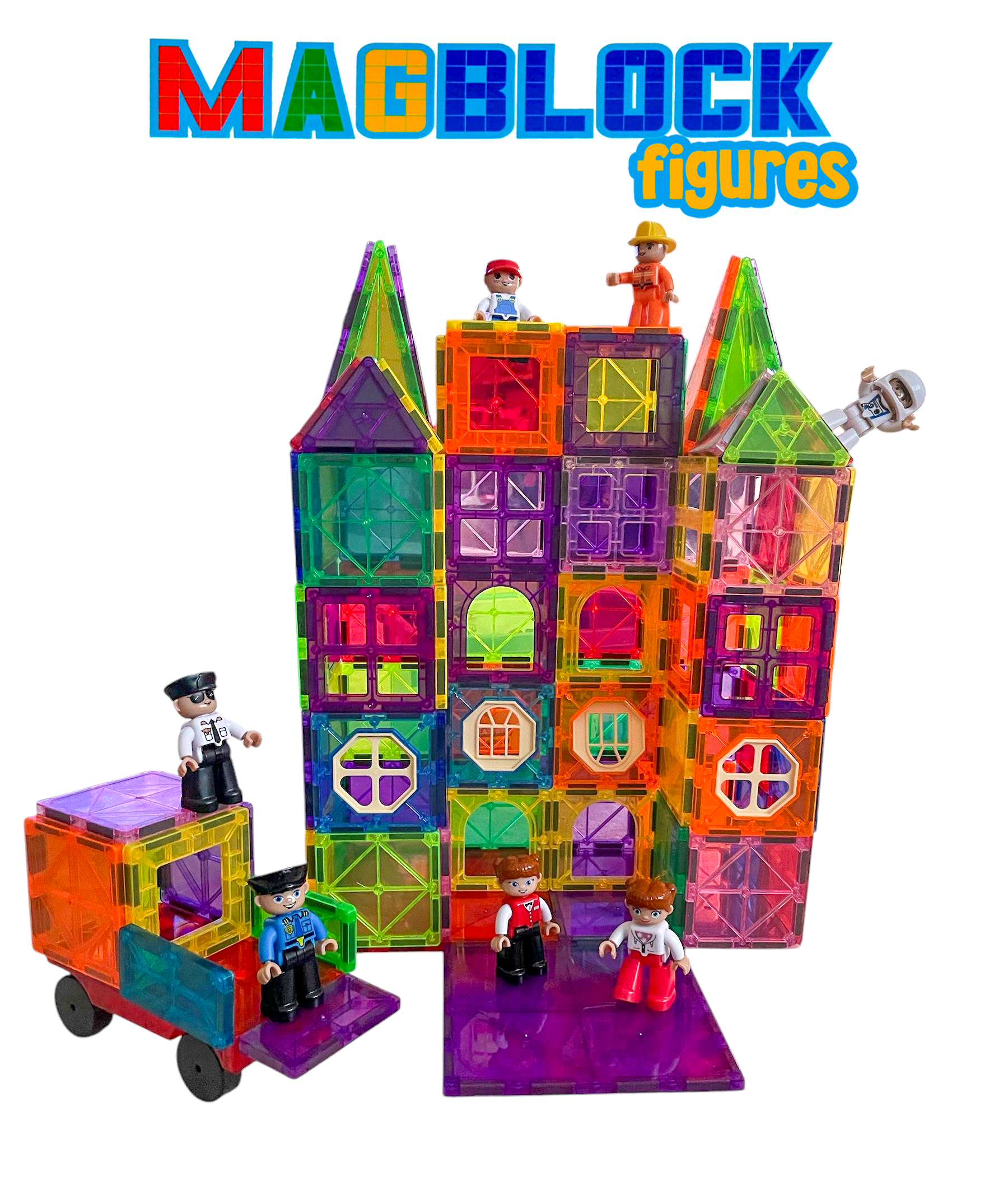 8 Adet Mıknatıslı Figür Oyuncak - Tüm Markalarla Uyumlu - Görsel 4